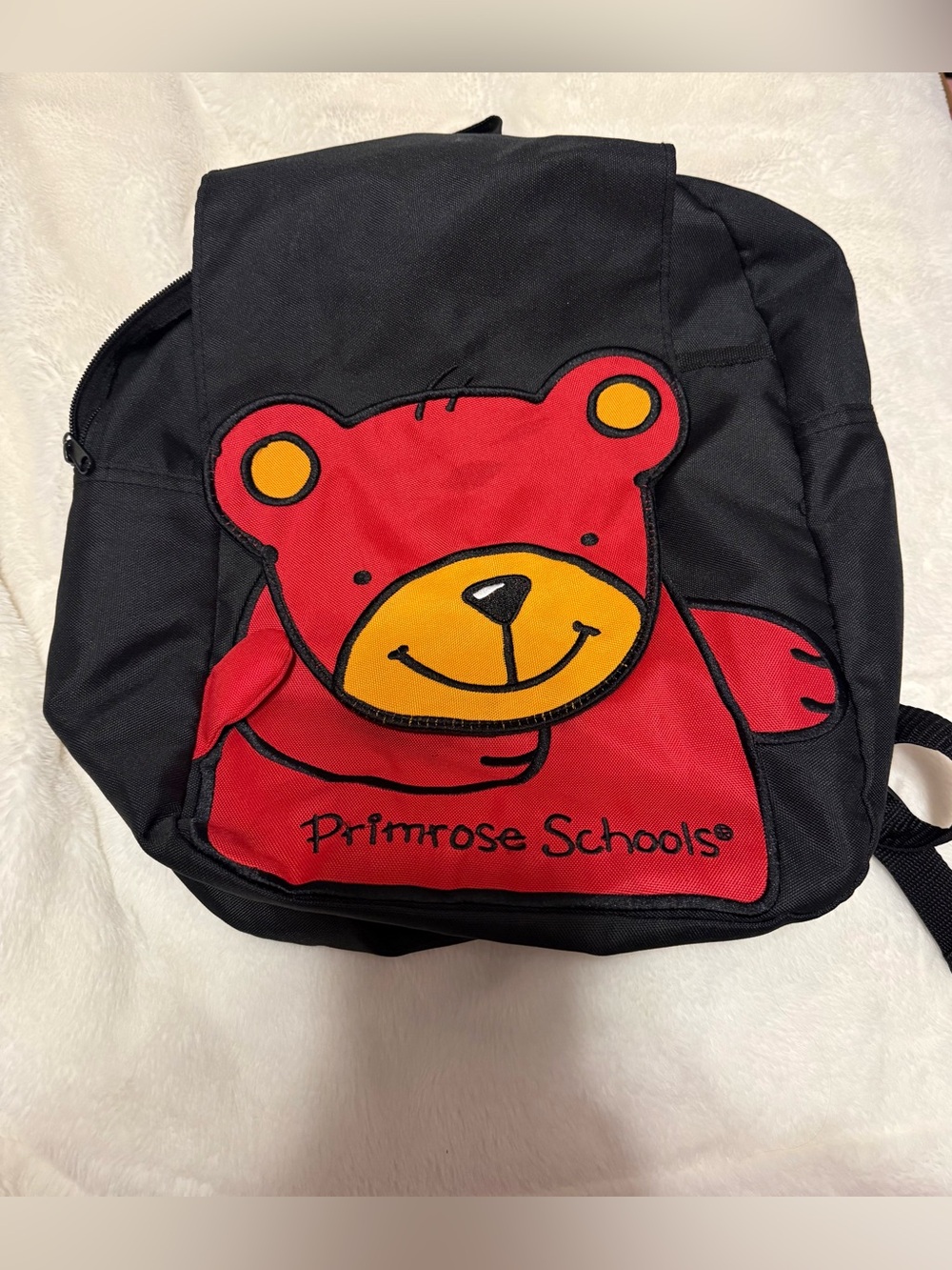 Primrose Kids Black & Red Bear Backpack